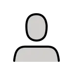 Bust In Silhouette SVG Icon
